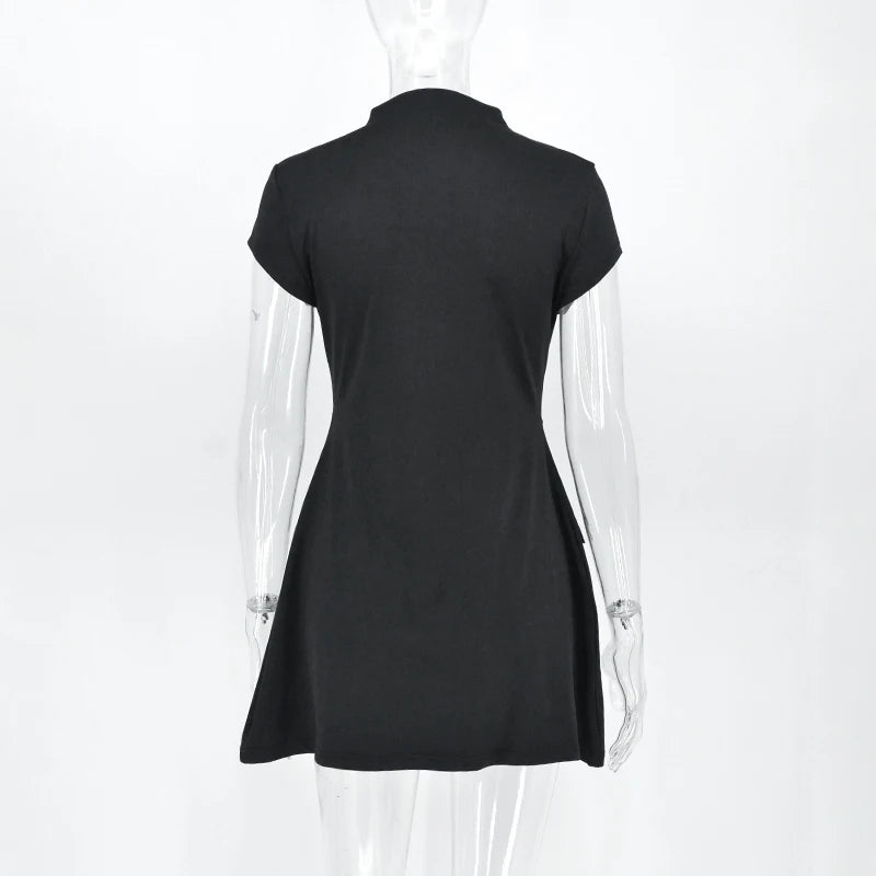 Monara Boss Lady Short Sleeve Mini Dress